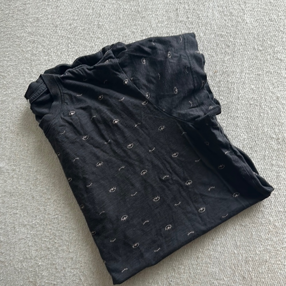 Evil eye, black marine layer T-shirt